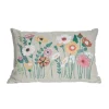 Outlet Perennials Embroidered Pillow 16″ x 24″ Pillows