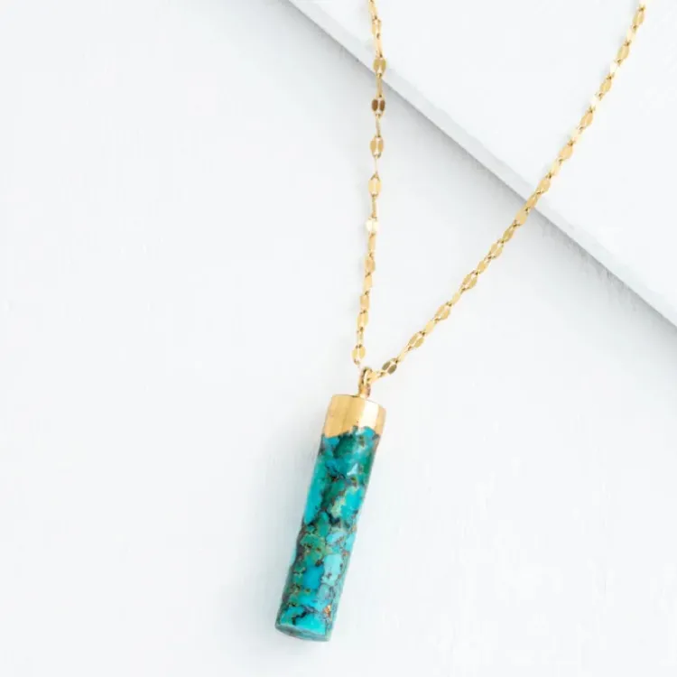 New Pillar Necklace Turquoise Fight Trafficking | Necklaces
