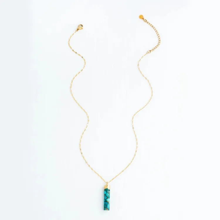 New Pillar Necklace Turquoise Fight Trafficking | Necklaces