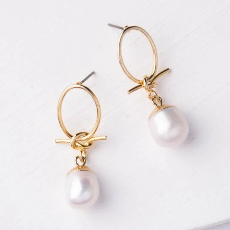 Outlet Pretty-in-Pearl Earrings Fight Trafficking | Earrings