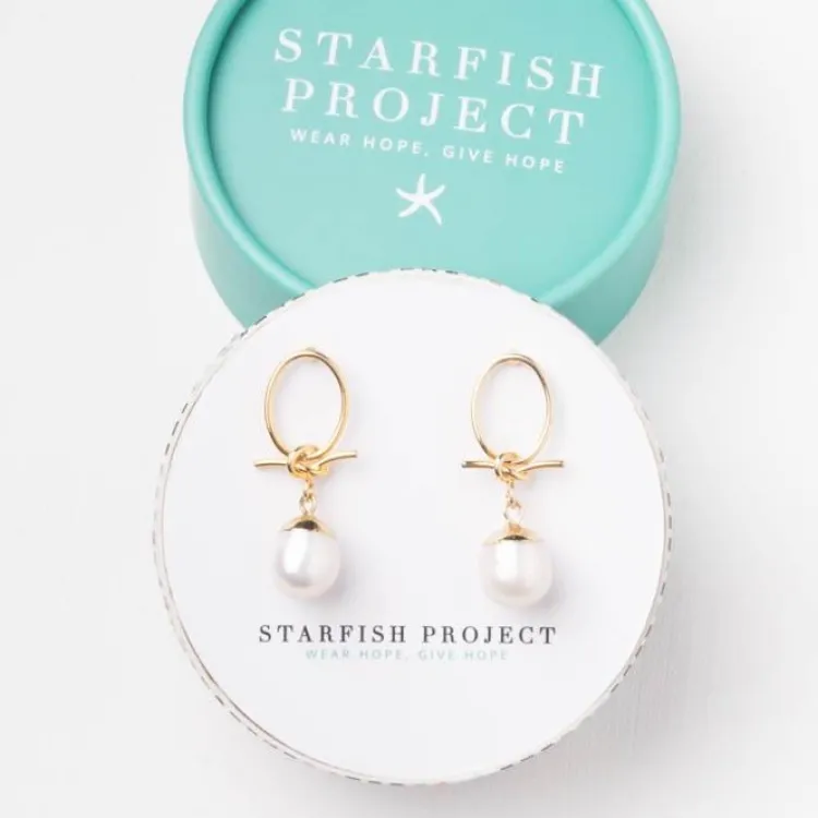 Outlet Pretty-in-Pearl Earrings Fight Trafficking | Earrings