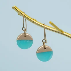 Sale Refresh Earrings Aqua Fight Trafficking | Earrings