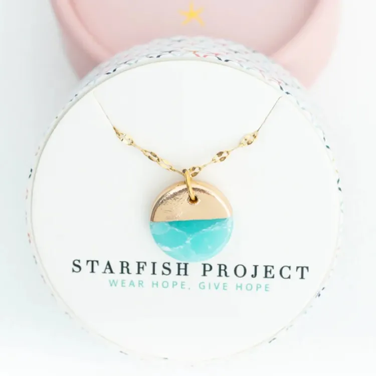 Outlet Refresh Necklace Aqua Fight Trafficking | Necklaces
