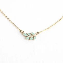 Best Rowen Leaf Necklace Mint Fight Trafficking | Necklaces