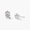 Hot Rowen Leaf Studs Silver Fight Trafficking | Earrings