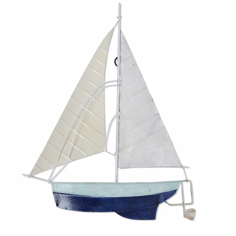 Discount Sailboat Wall Decor Tan and Gray Wall Decor