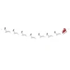 Sale Santa & Reindeer Felt Garland Garlands