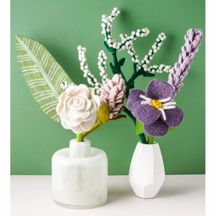 Fashion Secret Garden Felt Flower Bouquet Felt Flowers