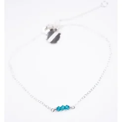 Discount Silver Birthstone Necklace Morse Code | Necklaces