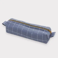 Sale Small Grid Toiletry Bag Slate Bags