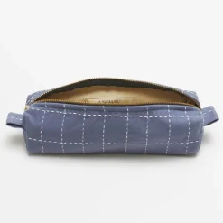 Sale Small Grid Toiletry Bag Slate Bags