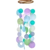 Hot Small Round Capiz Shell Chime – Wisteria Capiz Wind Chimes
