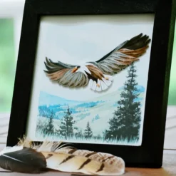 Online Soaring Eagle Quilling Card Bird & Flower Cards