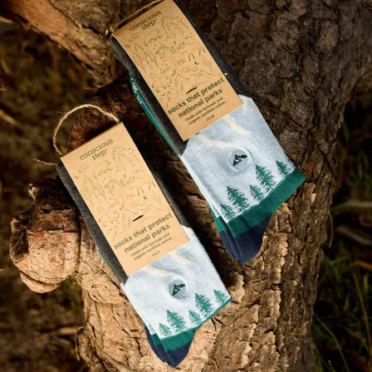 Best Socks that Protect National Parks Blue Mountain Socks