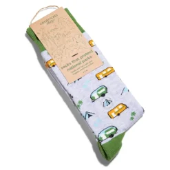 Discount Socks that Protect National Parks Green Campers Socks