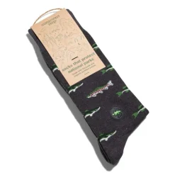 New Socks that Protect National Parks Gray Fish Socks