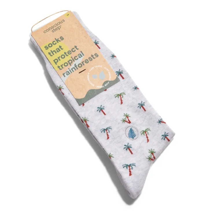 Discount Socks That Protect Tropical Rainforests – Palm Trees Socks
