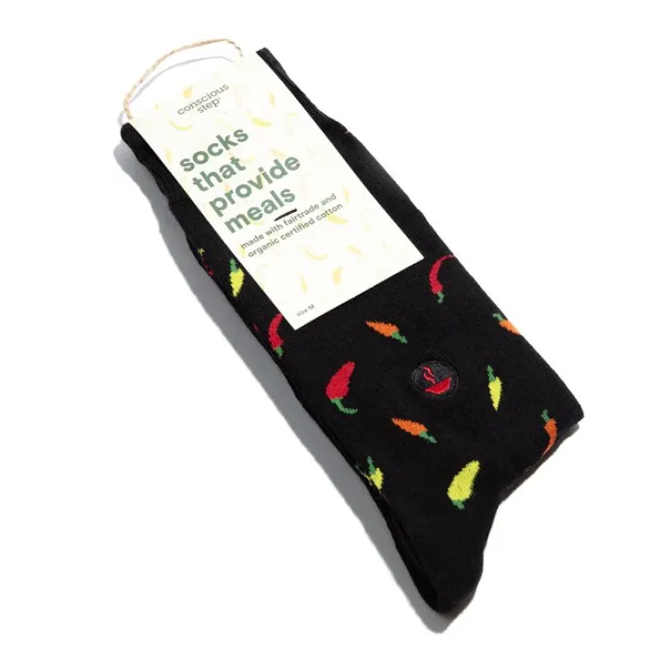 Online Socks That Provide Meals – Chili Peppers Socks
