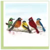 Sale Songbirds Quilling Card Frame It! | Bird & Flower Cards