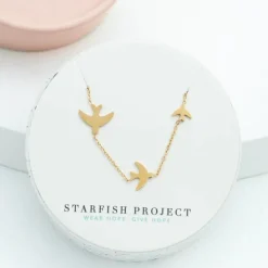 Online Sparrow Gold Necklace Fight Trafficking | Necklaces