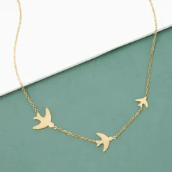 Online Sparrow Gold Necklace Fight Trafficking | Necklaces