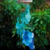 Fashion Spiral Capiz Shell Chime – Blue Water Capiz Wind Chimes