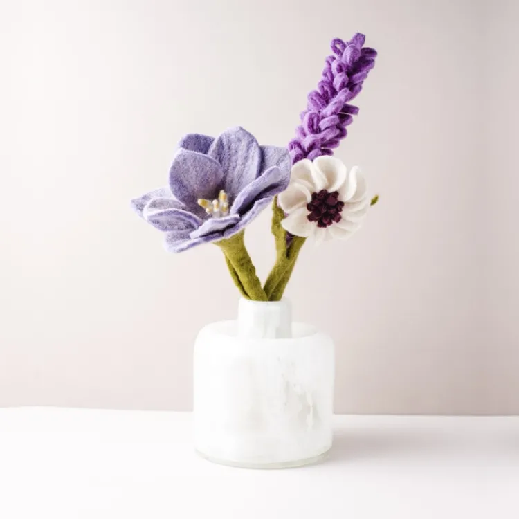 Online Spring Blossoms Felt Flower Bouquet Felt Flowers