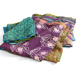 New Spring Kantha Throw Blankets & Throws