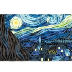 Hot Starry Night Quilling Card Famous Painting Cards
