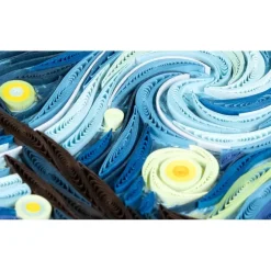 Hot Starry Night Quilling Card Famous Painting Cards