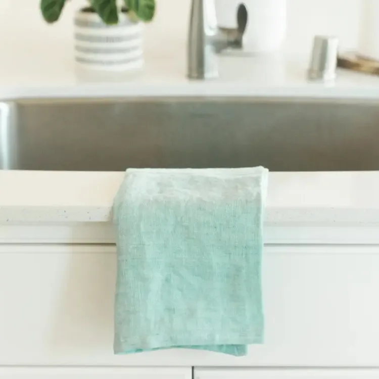 Online Stone Washed Linen Tea Towel – Ocean Spray Linens