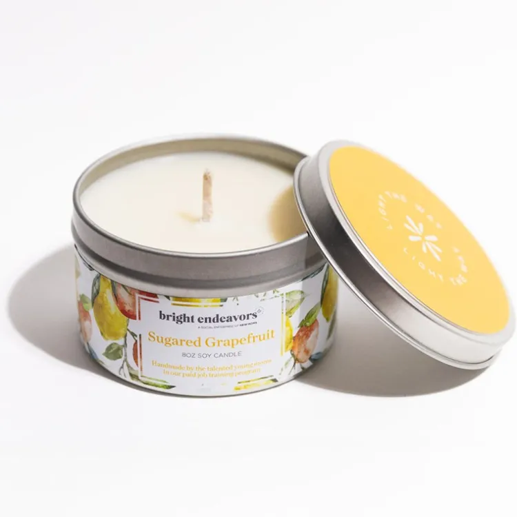 Hot Sugared Grapefruit Soy Candle 8 oz. Candles