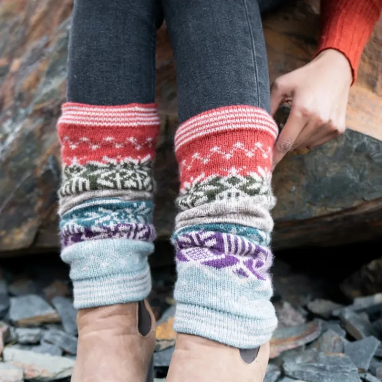 Outlet Tahoe Legwarmers Ash Knitwear