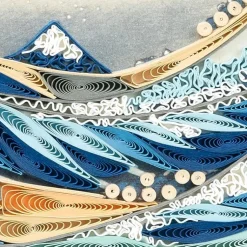 Discount The Great Wave Art Quilling Card Famous Painting Cards