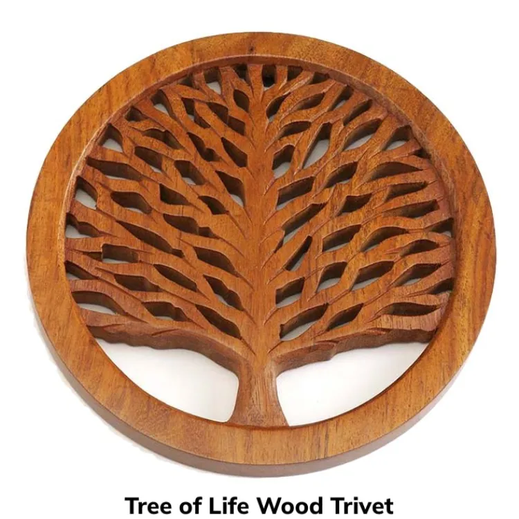 Discount Tree of Life Bread Warmer Basket Gift Set Tabletop | Bread Warmer Baskets