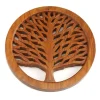 Fashion Tree of Life Wood Trivet Tabletop
