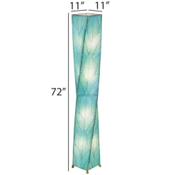 Fashion Twist Giant Leaf Lamp – Blue Leaf Lamps