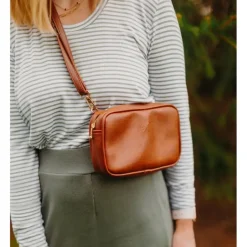 Online Vegan Leather Mao Bag Brown Bags