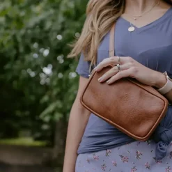 Online Vegan Leather Mao Bag Brown Bags