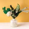 Clearance Verdant Meadow Felt Flower Bouquet Felt Flowers