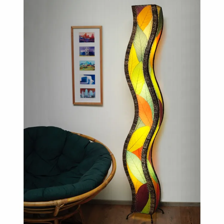 Fashion Wave Giant Leaf Lamp – Multi – preorder for est. ship 6/2025 Leaf Lamps