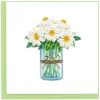 Clearance White Daisies in a Jar Quilling Card Frame It! | Bird & Flower Cards