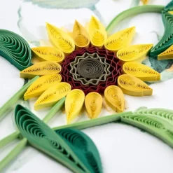 Best Wild Sunflowers Quilling Card Frame It! | Bird & Flower Cards