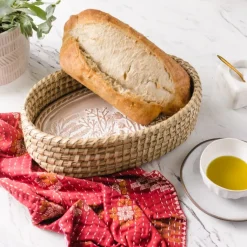 Best Wildflower Bread Warmer Basket Tabletop | Chef Accessories