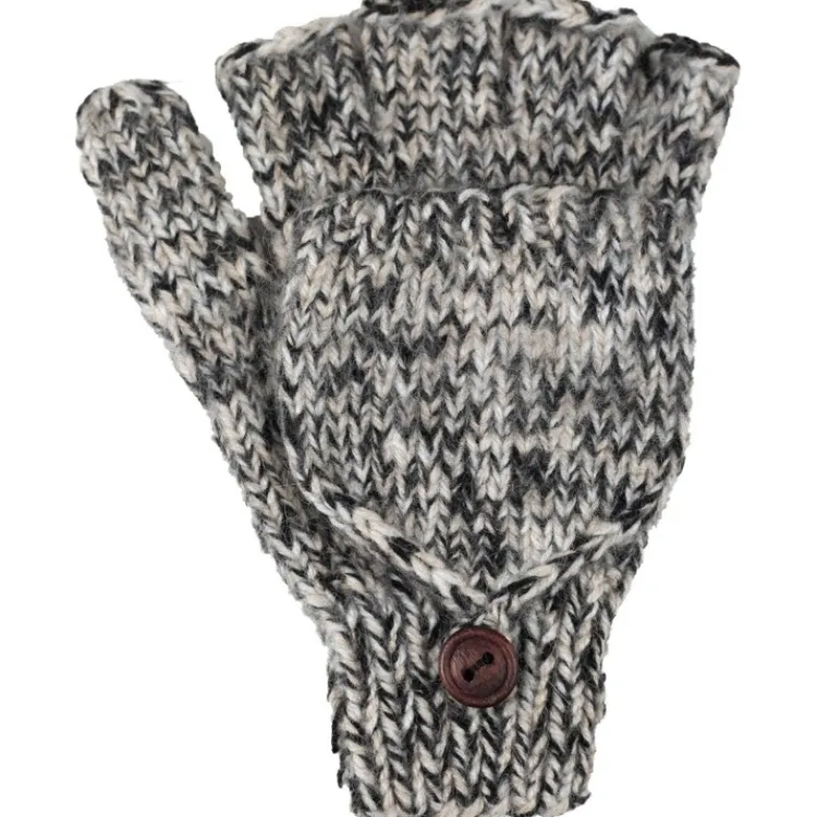 Online Women’s Blended Glittens – Natural Knitwear