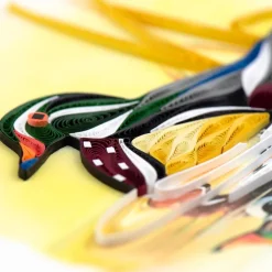 Hot Wood Duck Quilling Card Bird & Flower Cards