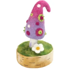 Discount Woodland Felt Mushroom Purple Paradise Felt Flowers