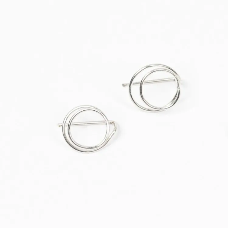 Fashion Zomi Open Circle Earrings Sterling Silver Earrings